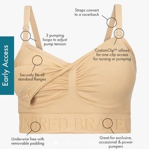 *Kindred Bravely Sublime Convertible Pumping & Nursing Bra. 2XL